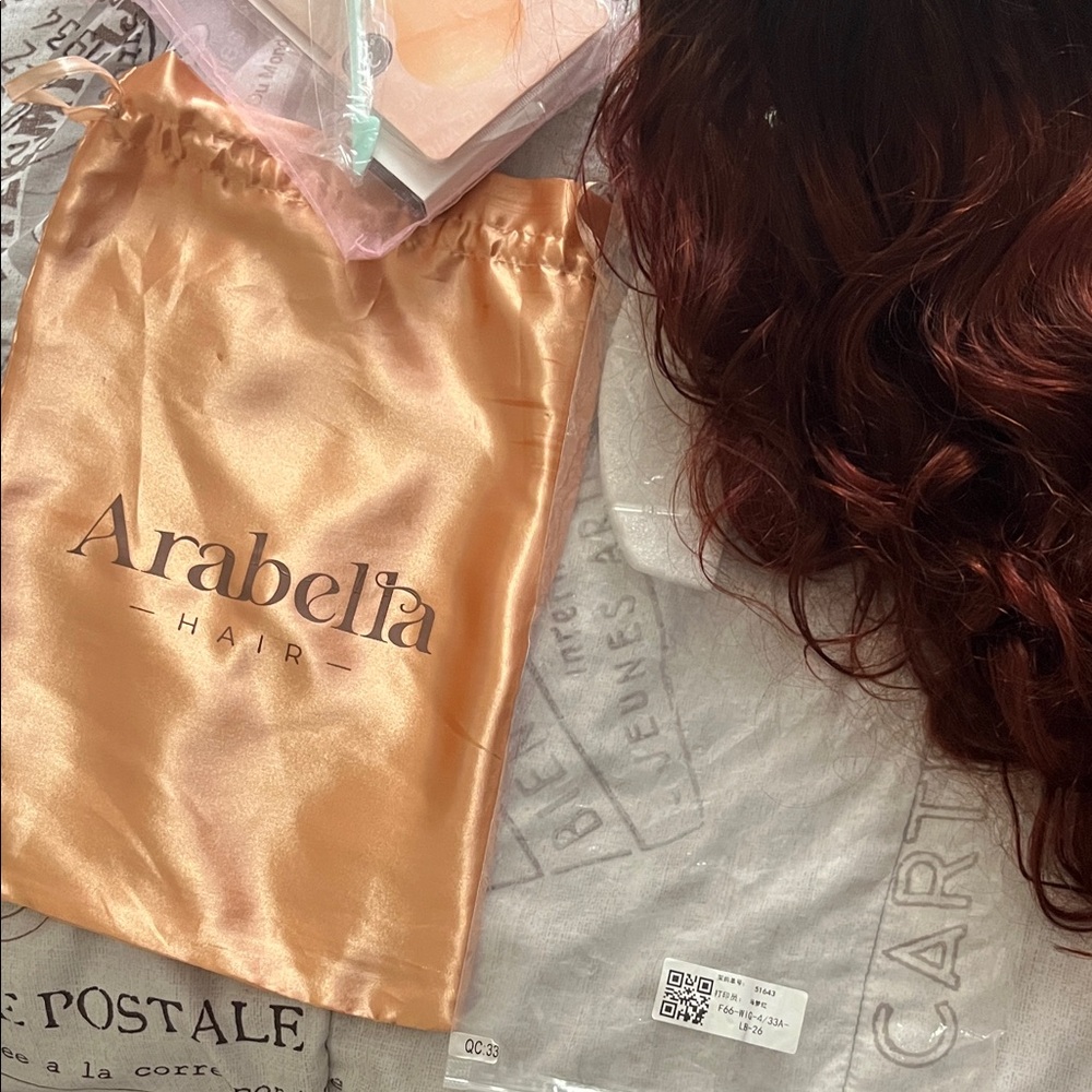 Arabella Hair Wig with Auburn Highlights